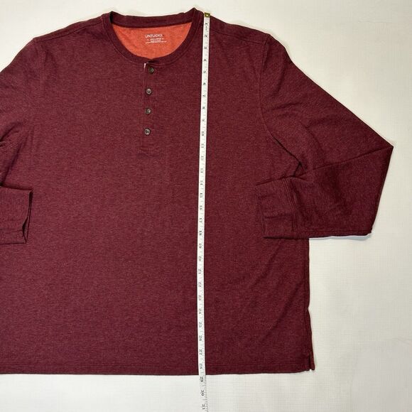Untuckit Urey Grassi 40983 Long Sleeve Henley Shirt Men’s Size 3XL Button Lot 2 - Picture 3 of 14